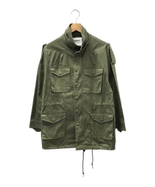 美品】アッパーハイツ-upper hights-ミリタリージャケット 美品】アッパーハイツ-upper hights-ミリタリージャケット
