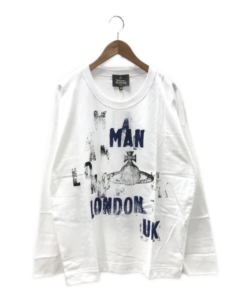 Vivienne Westwood MANプリントTシャツ　ネイビー　サイズ48