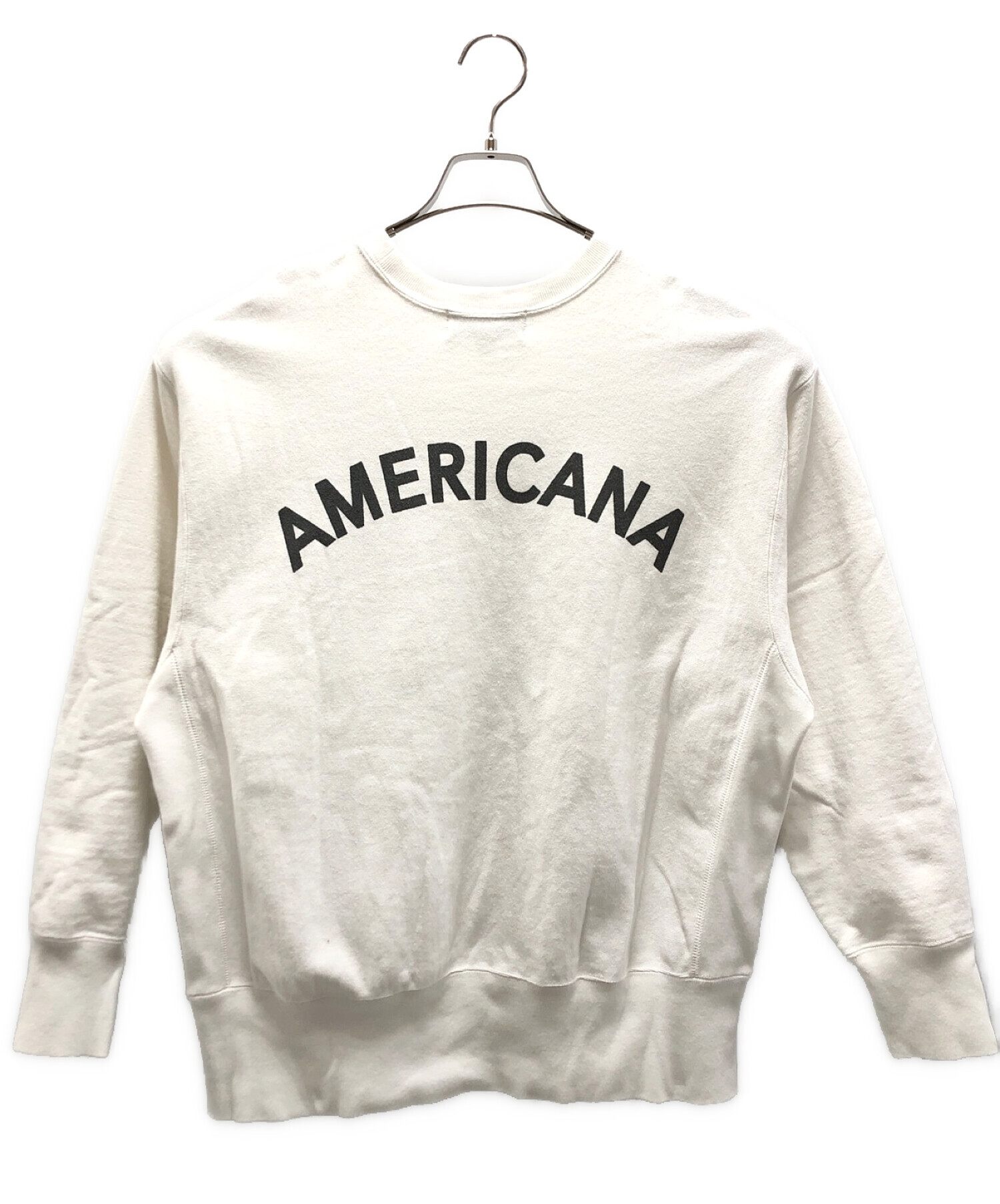 Americana (アメリカーナ) ＜Americana＞×＜BEAUTY&YOUTH＞Mickey Design  Sweat/ミッキーデザインスウェット ホワイト サイズ:F