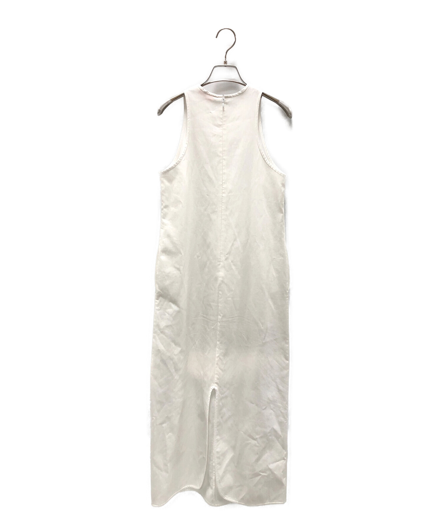 BACCA (バッカ) コットンピケ タンクトップドレス ホワイト サイズ:36