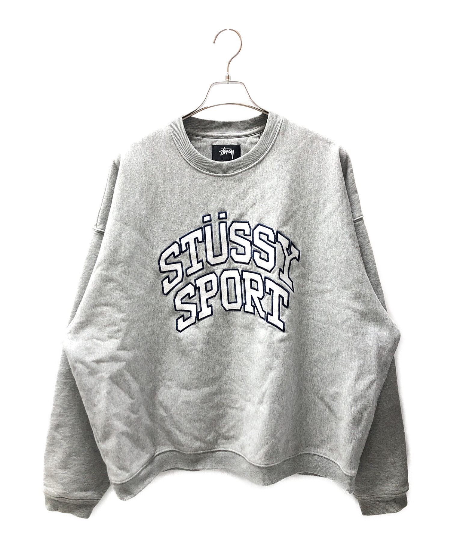 stussy sport (ステューシー スポーツ) ロゴスウェット グレー サイズ:XL