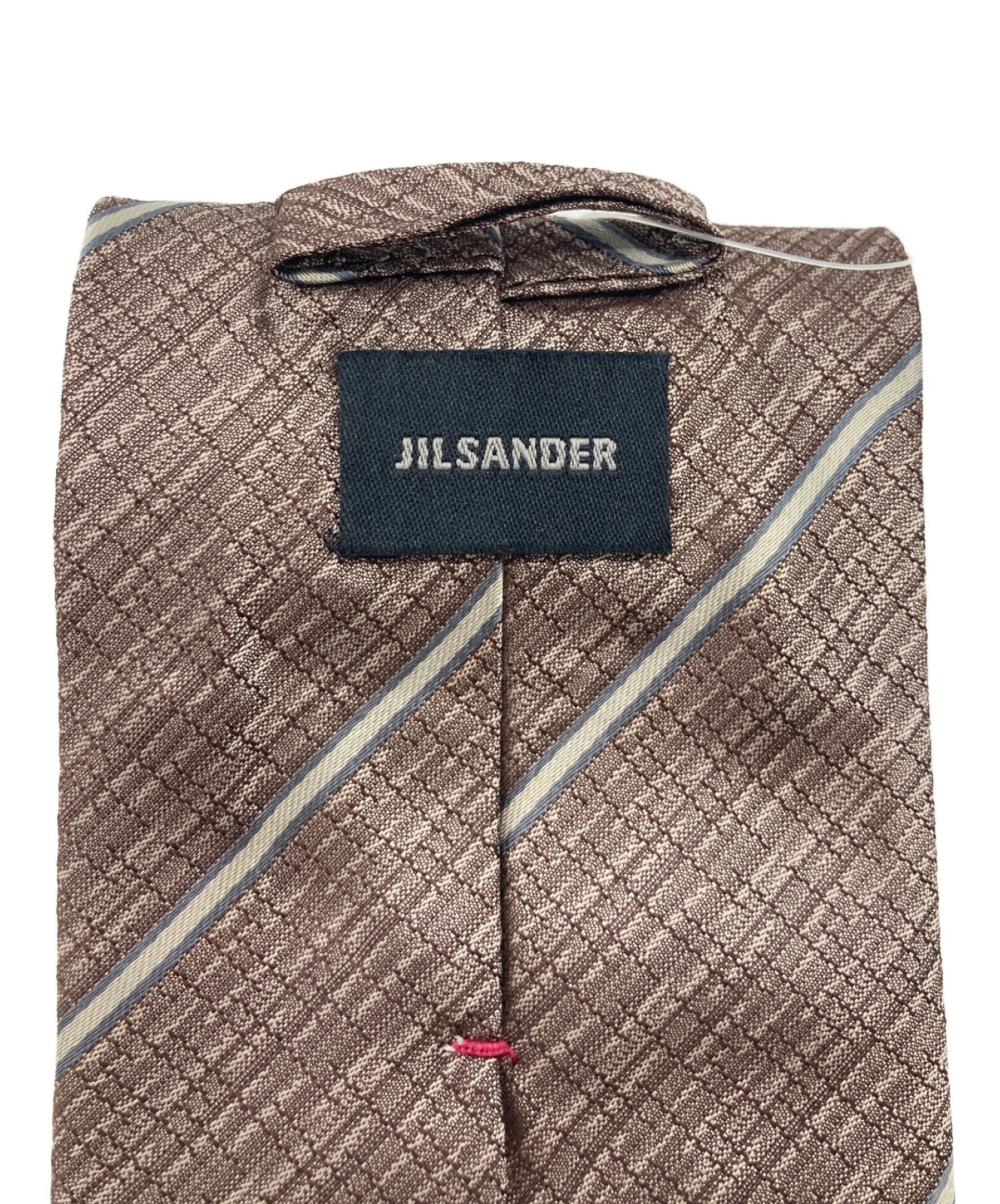 中古・古着通販】JIL SANDER (ジルサンダー) ネクタイ ブラウン サイズ 