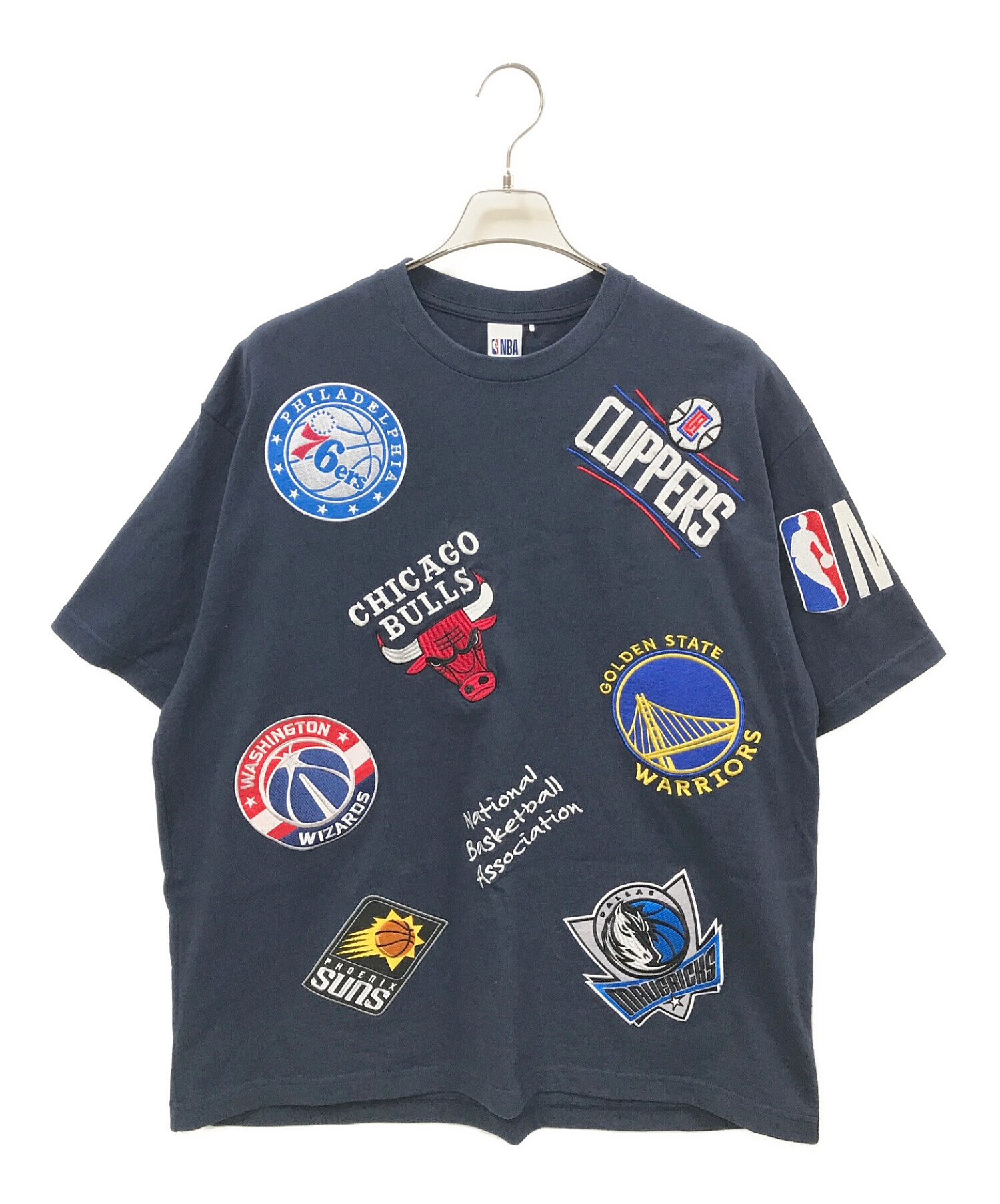 FREAK'S STORE (フリークスストア) NBAワッペンTシャツ ネイビー サイズ:Ｍ
