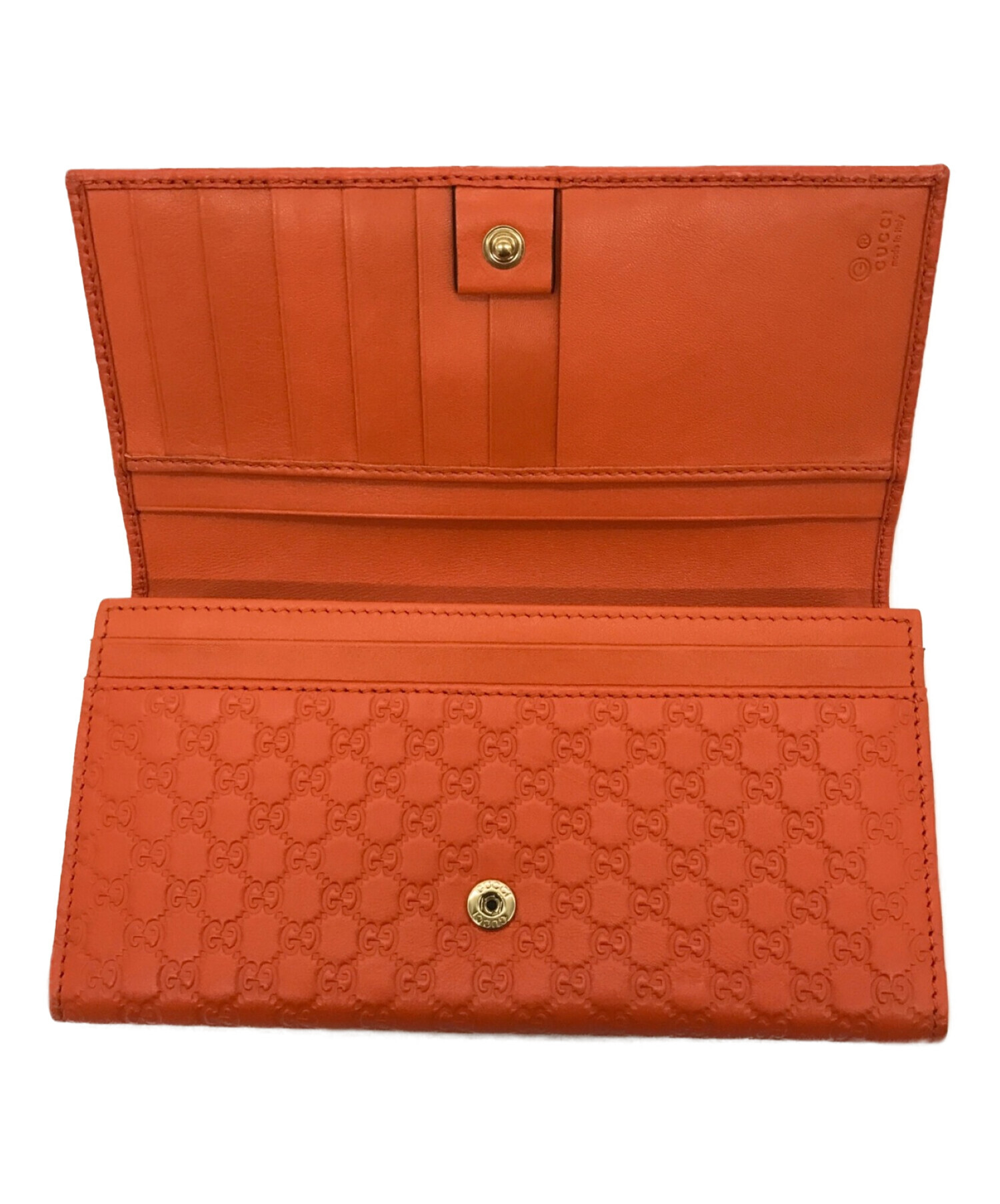 【29,000円→24,000円】GUCCI オレンジ GGパターン 長財布 29,000円→24,000円】GUCCI オレンジ GGパターン 長財布 29,→24