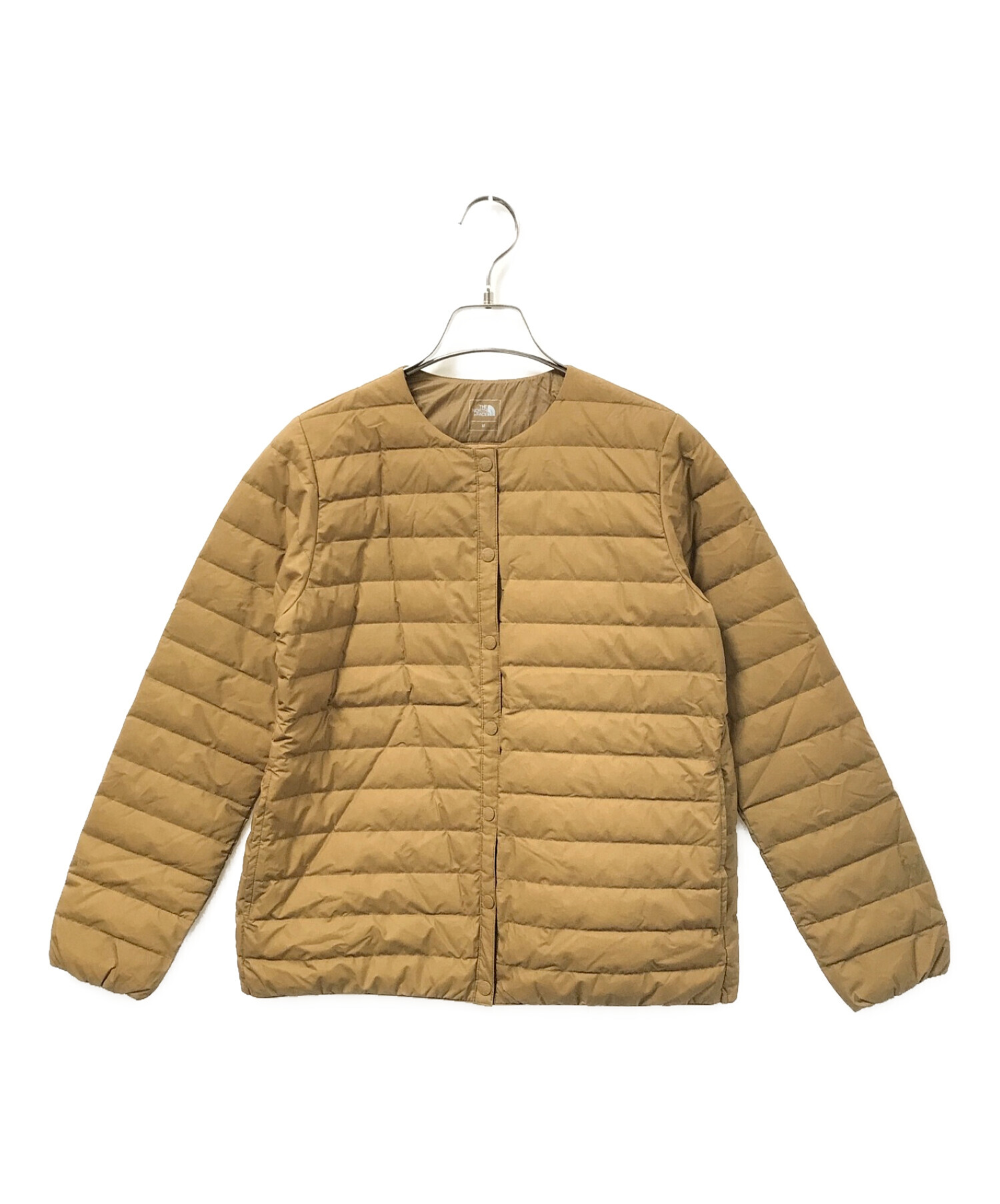 ノースフェイス ウィンドストッパー カーディガン ダウン【中古品】 M 