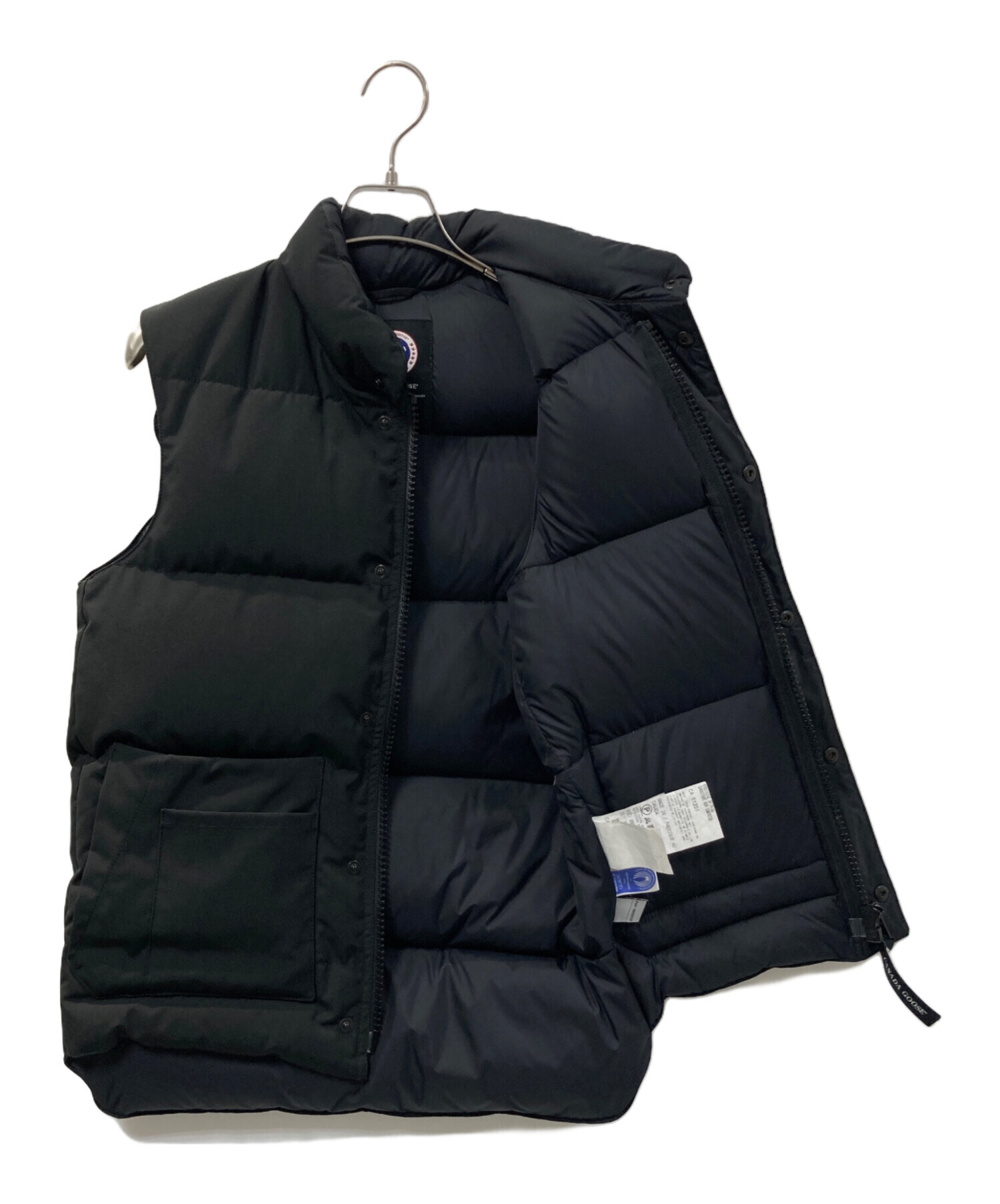 中古・古着通販】CANADA GOOSE (カナダグース) ダウンベスト ブラック 