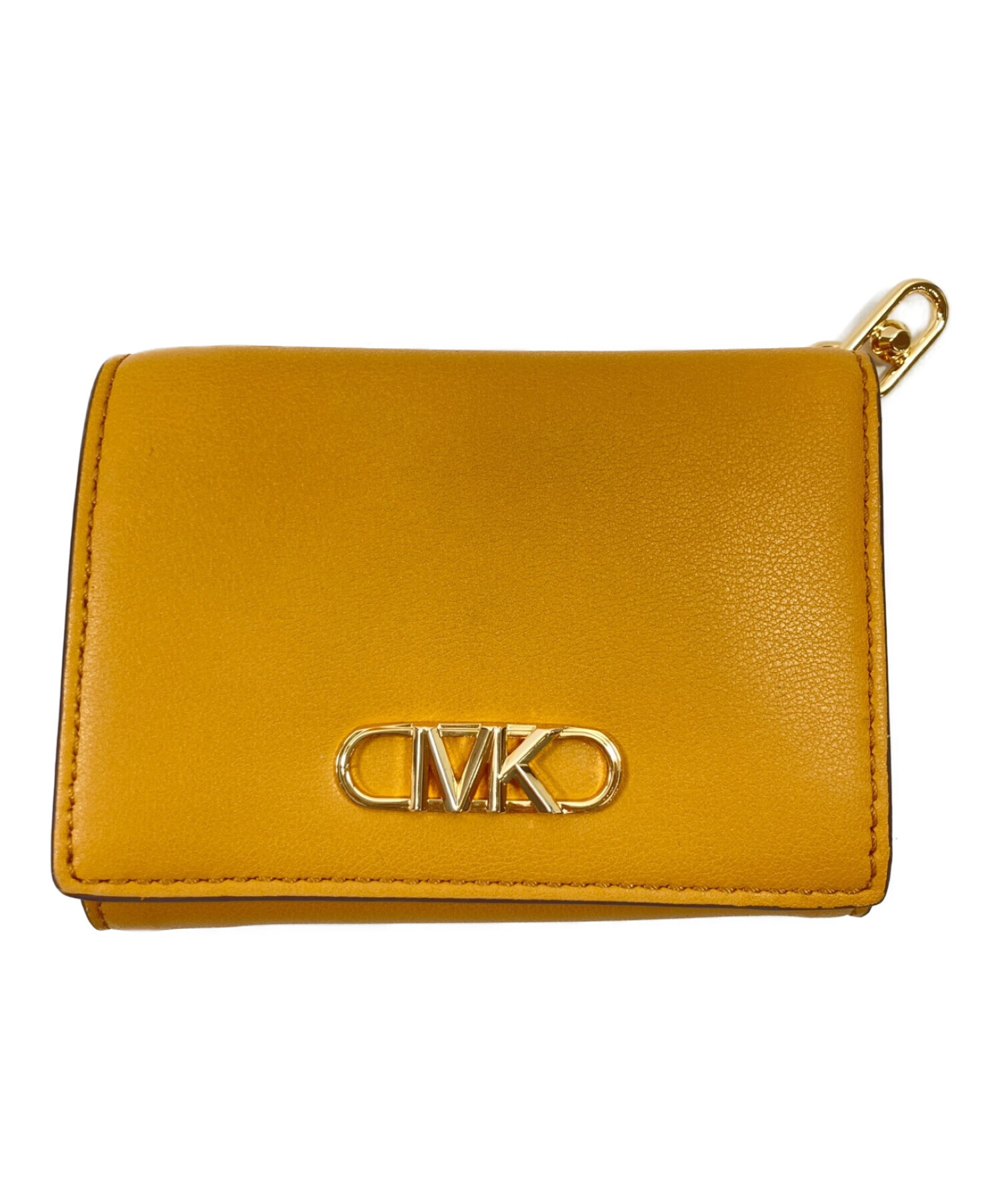 新品 MICHAEL KORS マイケルコース 折り財布 オレンジイエロー 新品 MICHAEL KORS マイケルコース 折り財布 オレンジイエロー