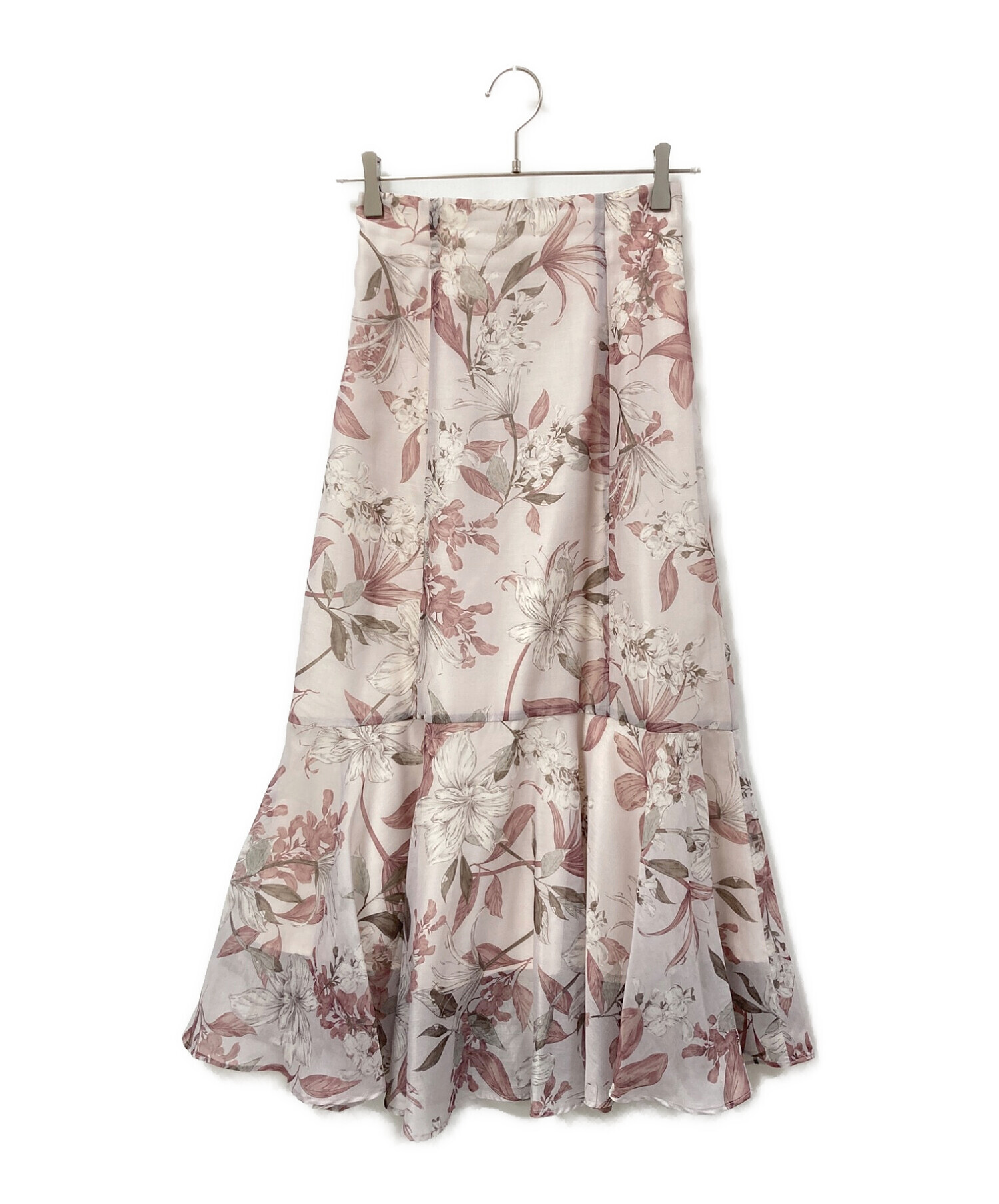 Apuweiserriche ツイード スカート水色 クリーニング済