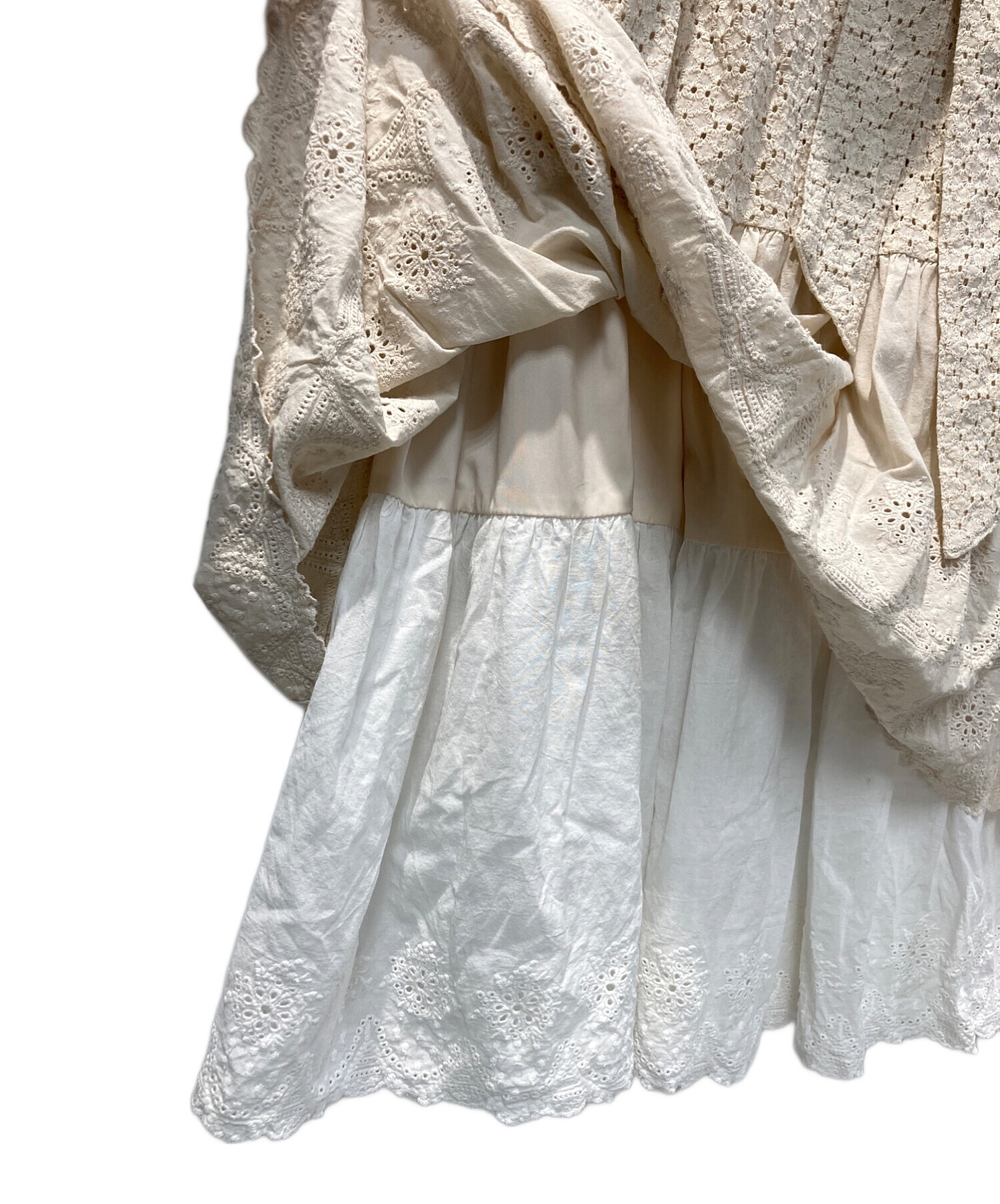 herlipto Two-Tone Ruffled Lace Dress レディース