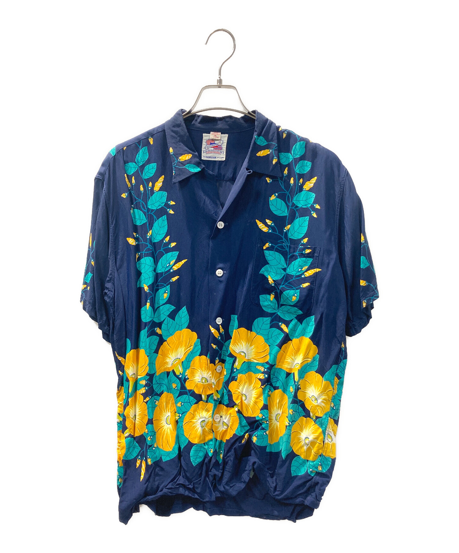 中古・古着通販】Sun Surf (サンサーフ) アロハシャツ ネイビー サイズ 
