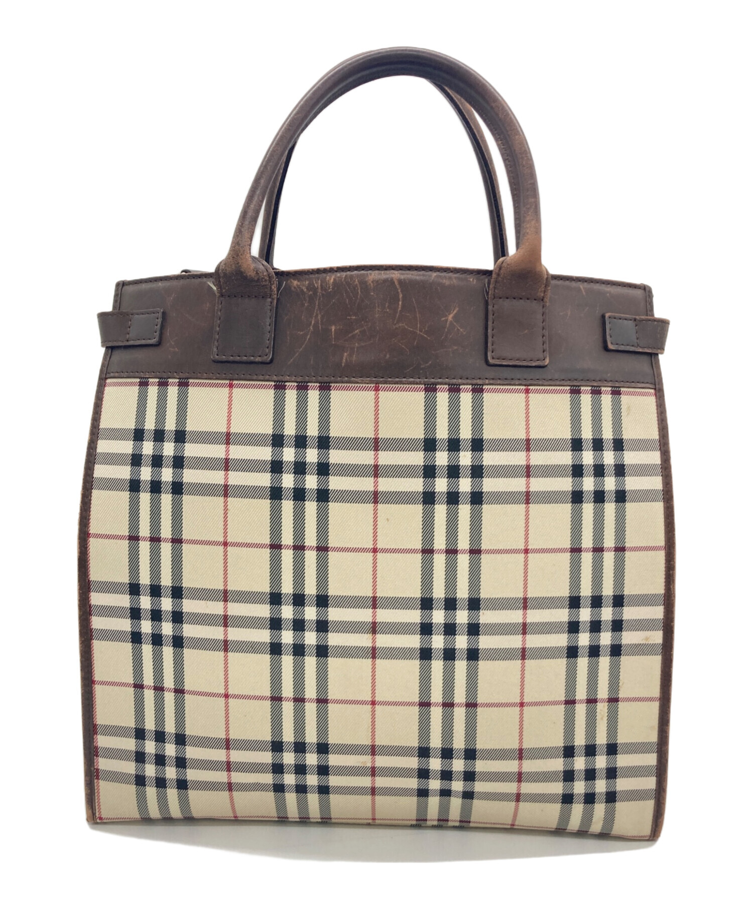 【美品】バーバリー トートバッグ 2way ショルダー A4可 デカロゴ BURBERRY バーバリー トートバッグ ショルダーバッグ 2way 【公式通販】