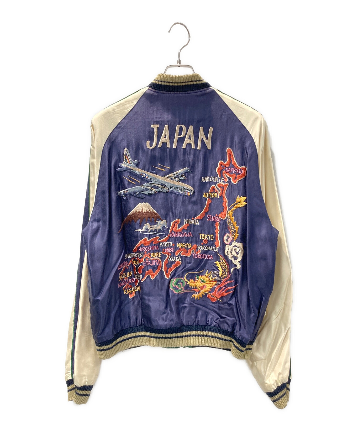 スカジャン古着虎龍刺繍 TAILOR 東洋 テーラー東洋 虎 龍 刺繍