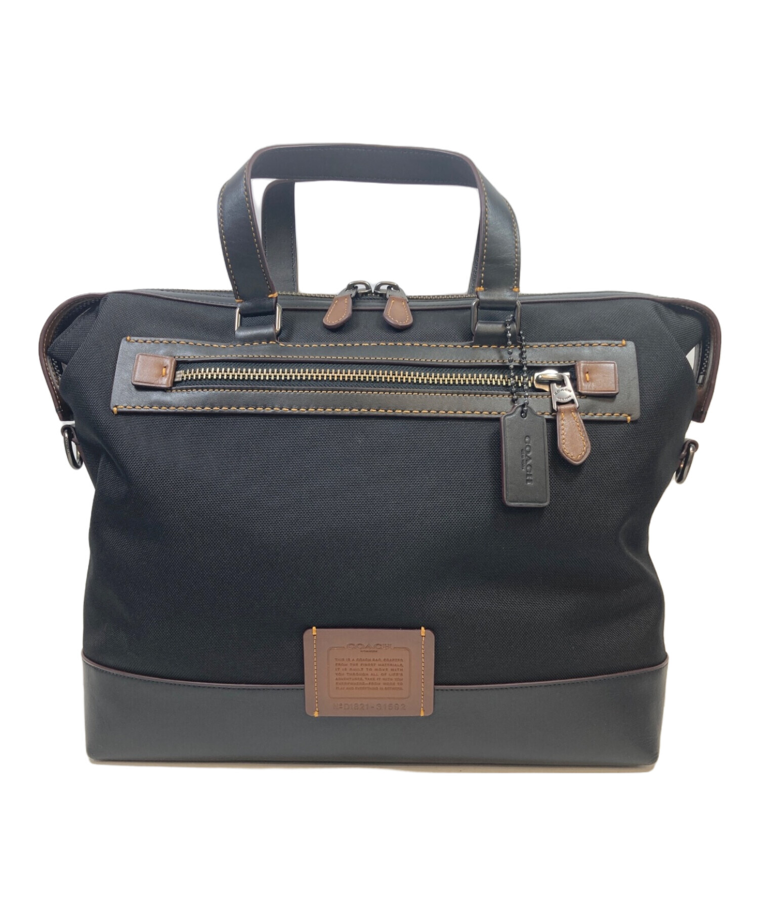 美品☆ コーチ メンズ COACH 2Way ビジネスバッグ ブリーフ（中古 
