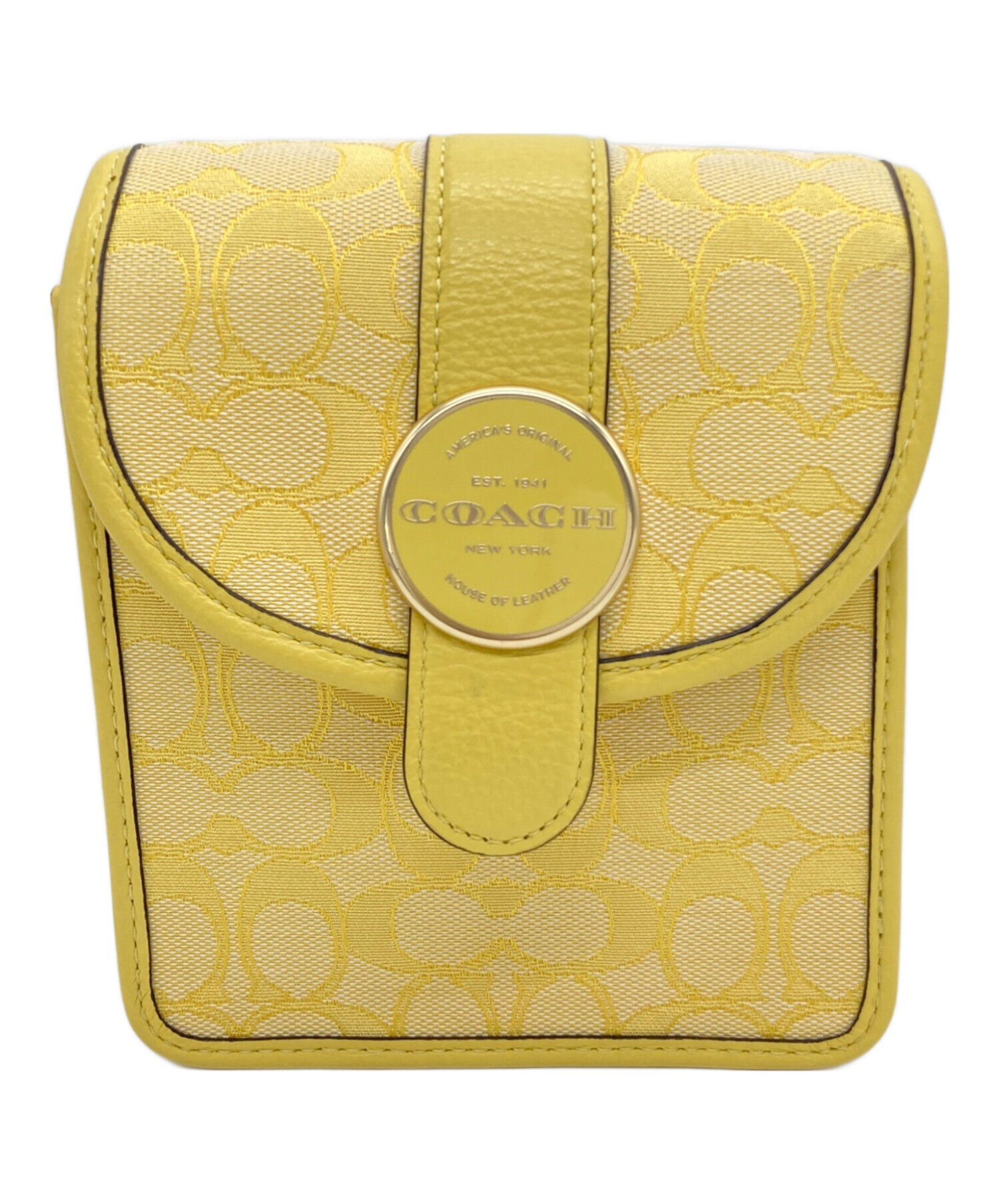 COACH ショルダーバッグ イエロー