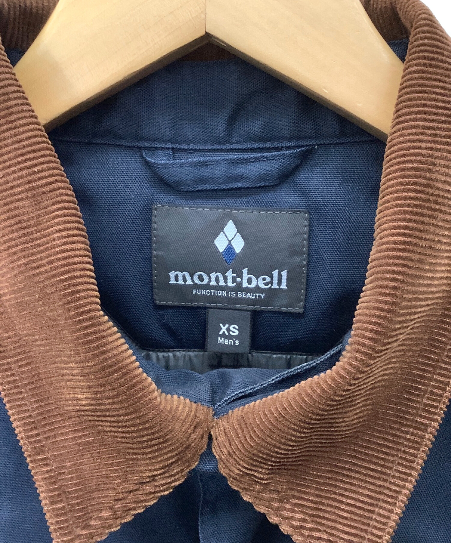 mont-bell (モンベル) キャンバスカントリー ダウンジャケット ネイビー サイズ:XS