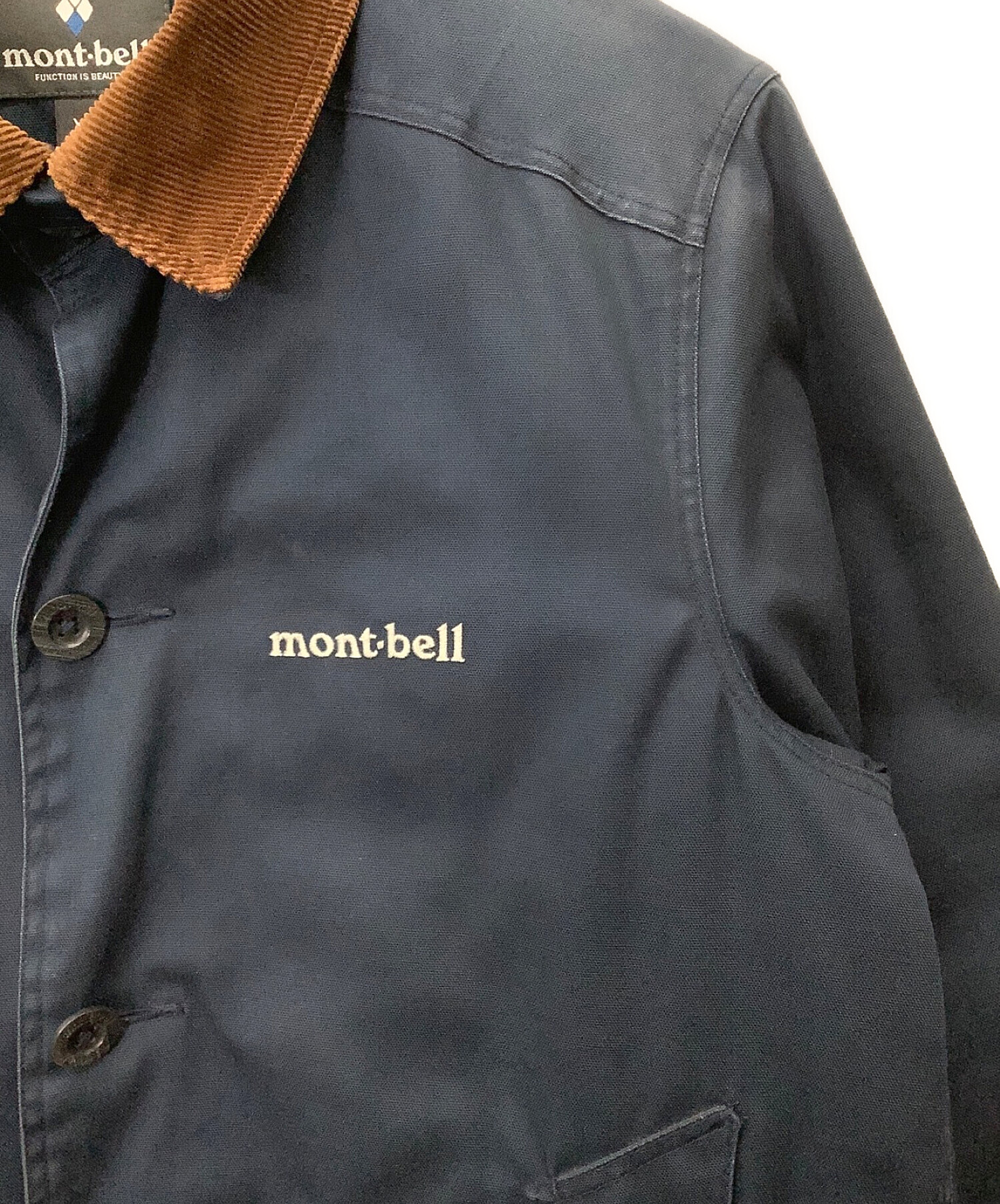 mont-bell (モンベル) キャンバスカントリー ダウンジャケット ネイビー サイズ:XS