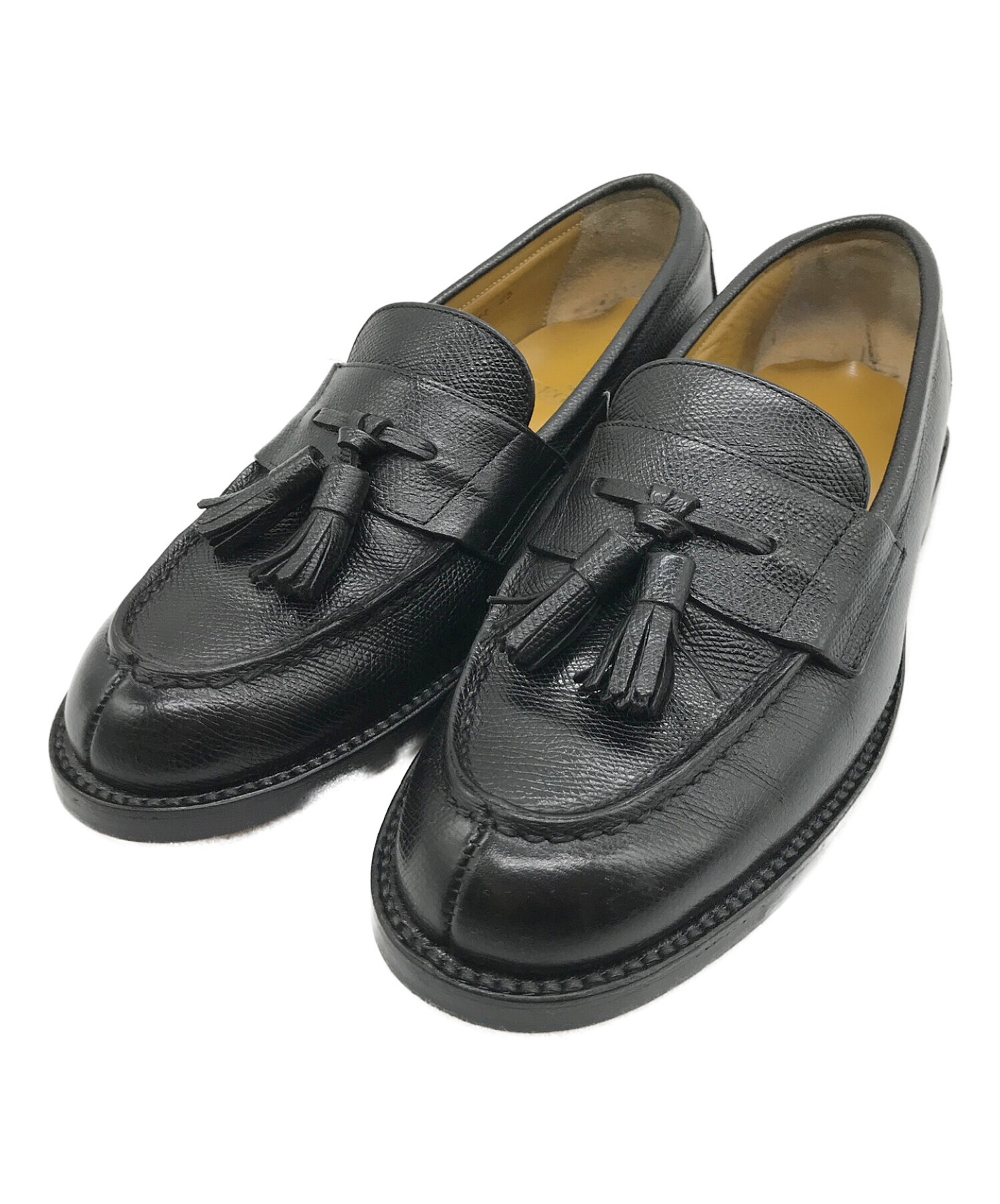 REGAL リーガル　25cm  タッセルローファー　ブラック　黒　革靴