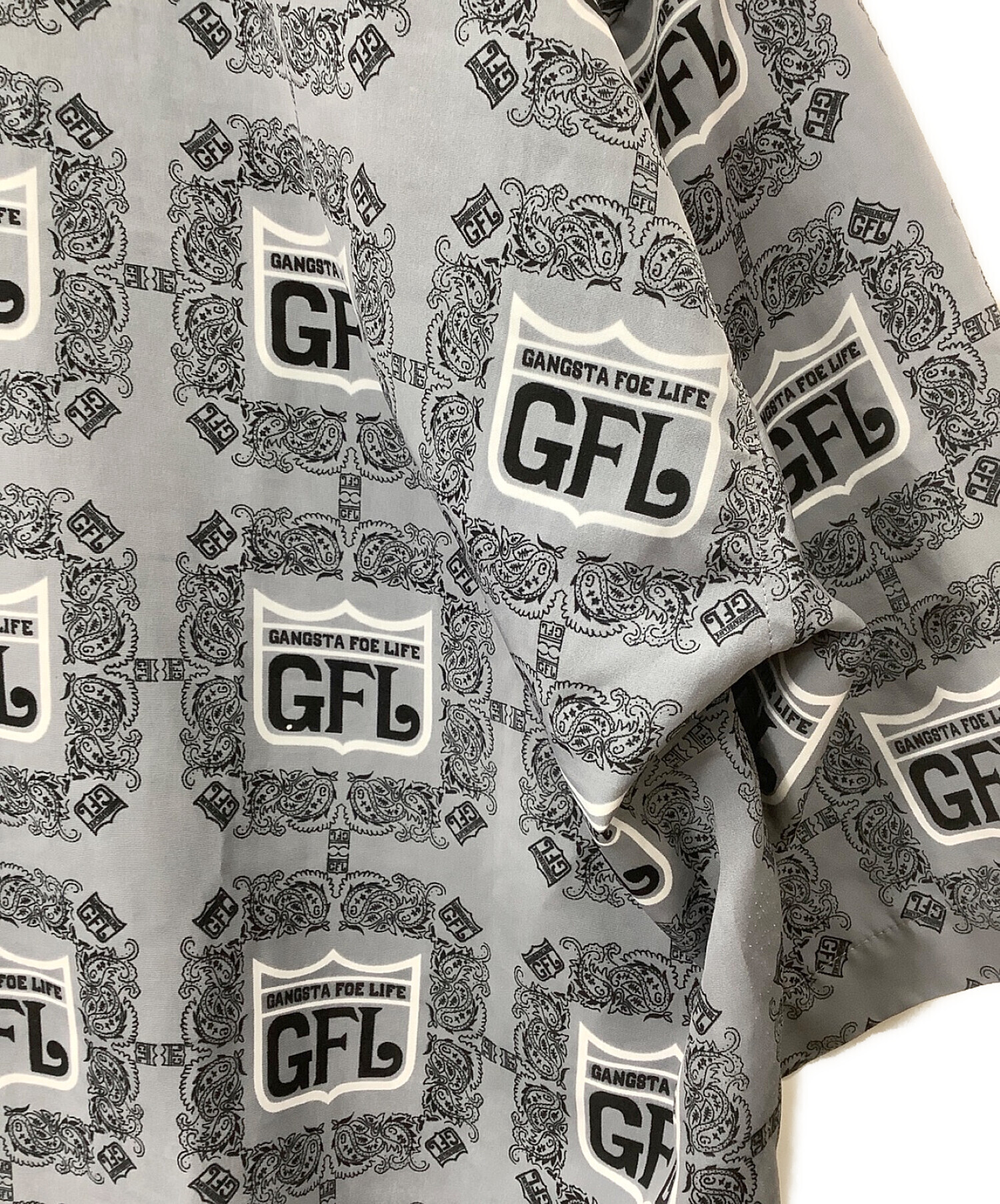 GFL (ジーエフエル) 半袖シャツ グレー サイズ:XL