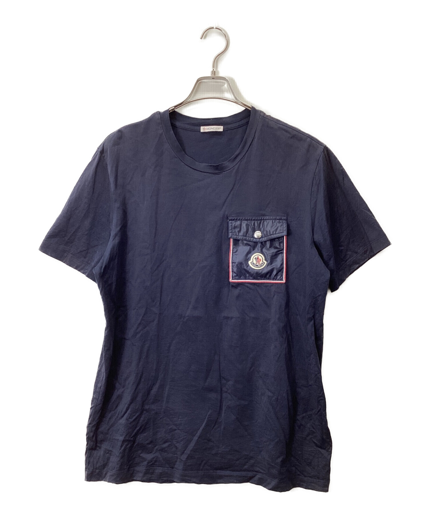 MONCLER Tシャツ ネイビー Lサイズ モンクレール Tシャツ ネイビー L