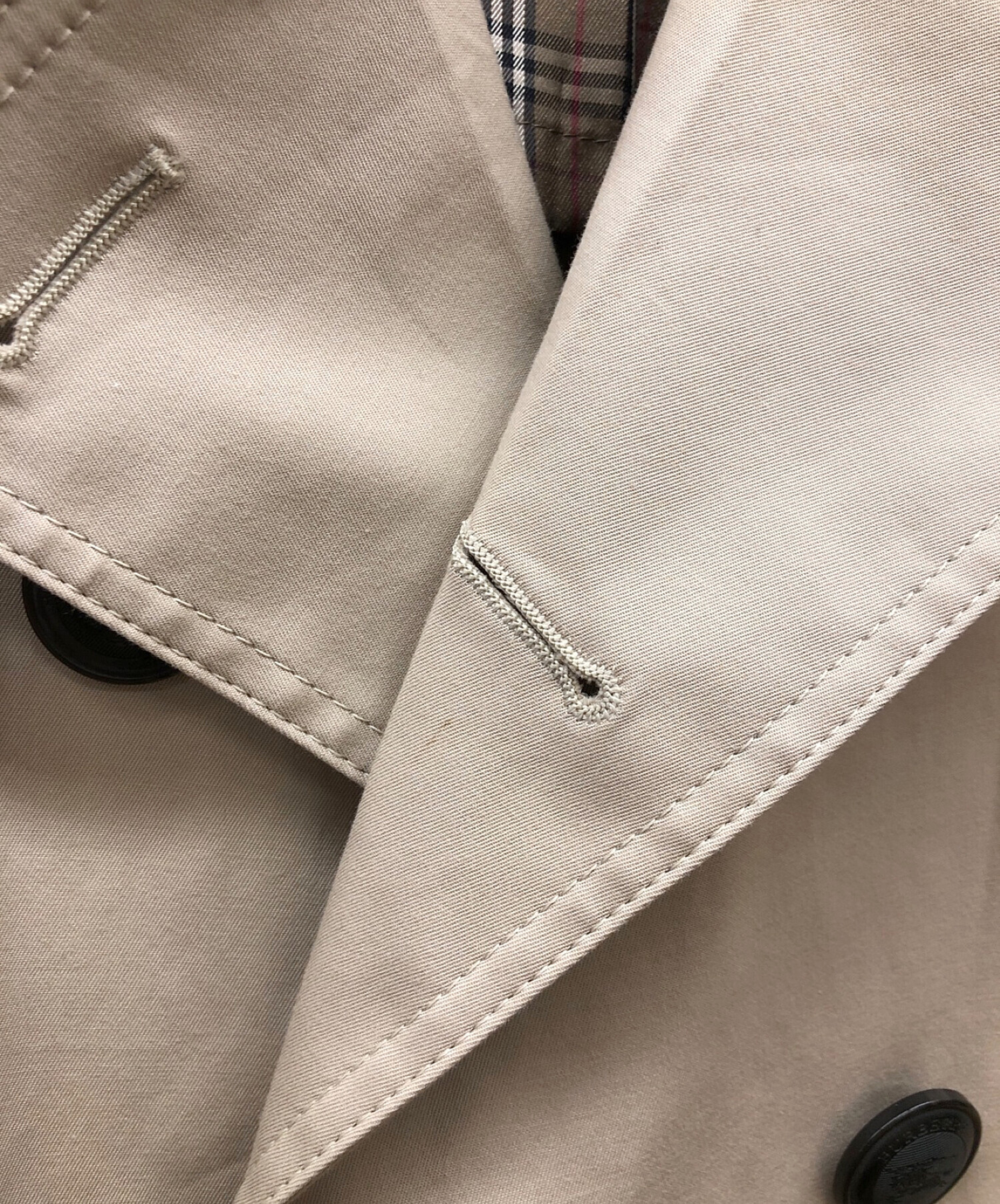 Burberry BLACKLABEL ショートトレンチ ベージュ Lサイズ