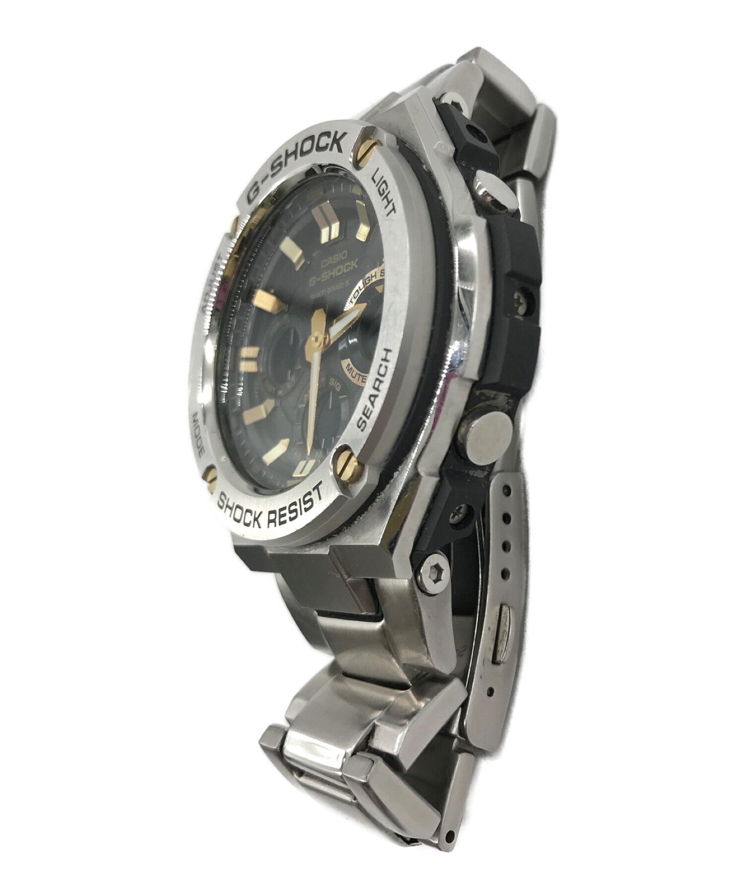 カシオ G-shock G-steel GST-W110D 洗浄済み 美品 カシオ G-shock G-steel