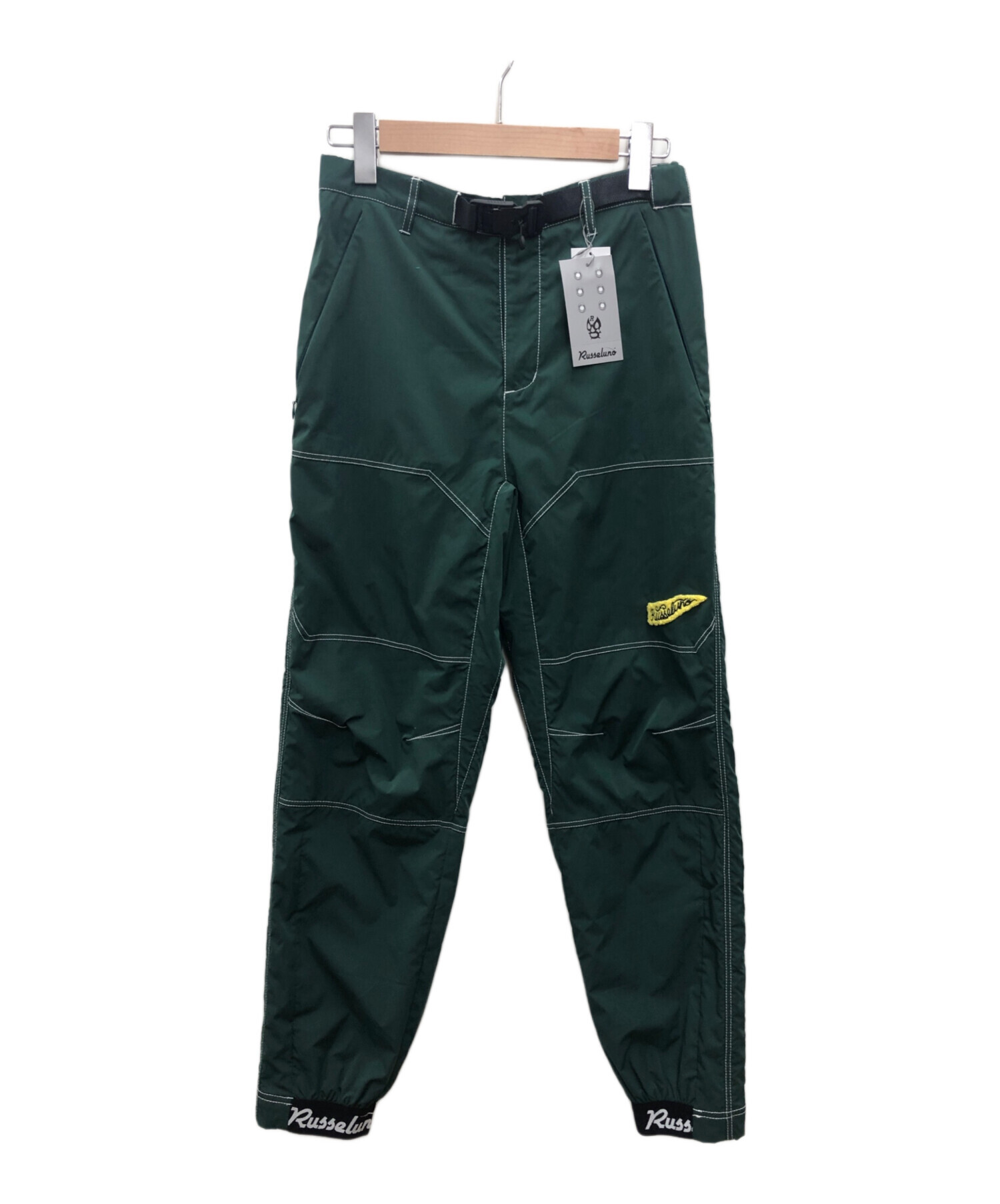 Russeluno ラッセルノ ナイロンパンツ オリーブ 総柄 5 【公式通販】