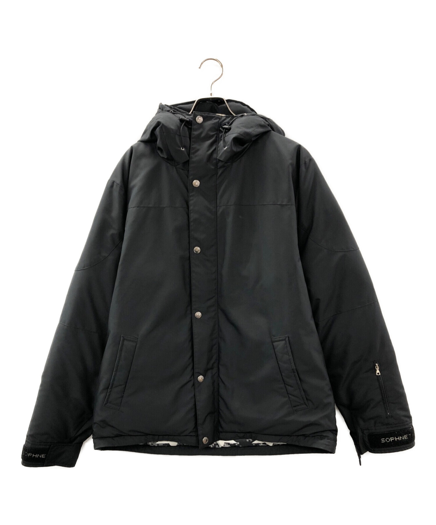 sophnetソフマウンテンパーカー中綿_黒バンダナ柄 L sophnetソフマウンテンパーカー中綿_黒バンダナ柄 L 【公式通販】