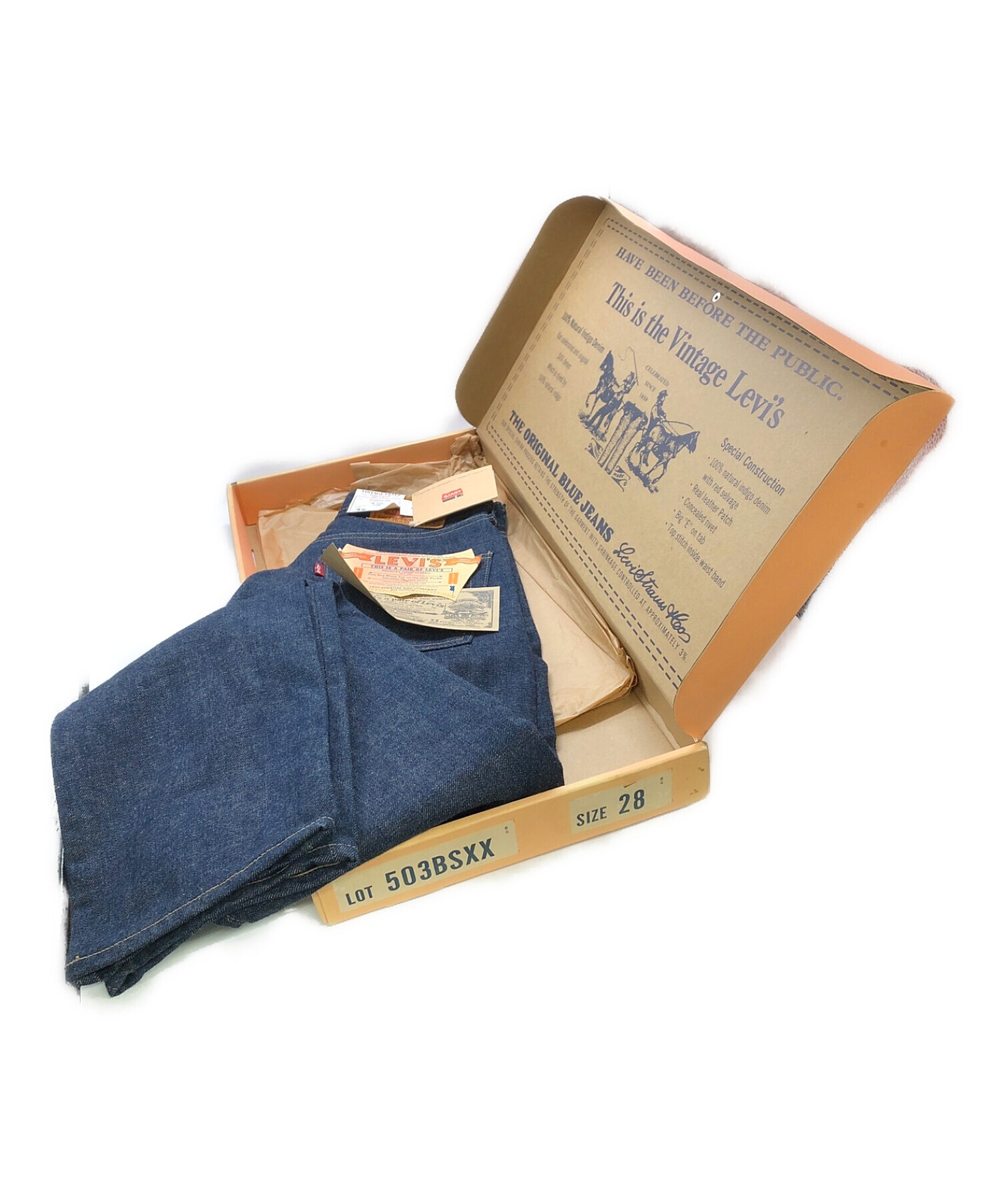 値下げ可能 Special deadstock 安けれ levis big e aタイプ