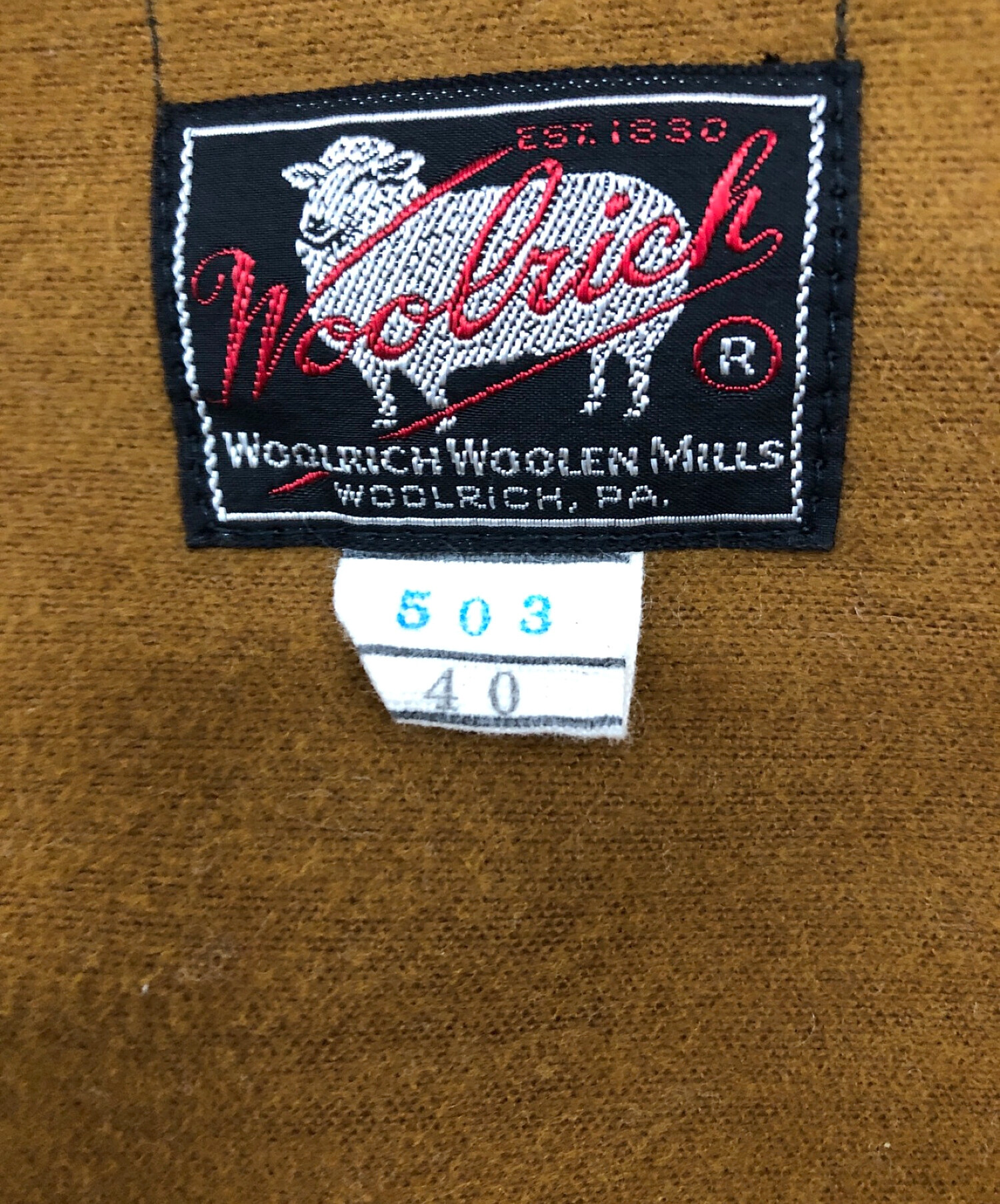 WOOLRICH (ウールリッチ) ハンティングジャケット レッド サイズ:40