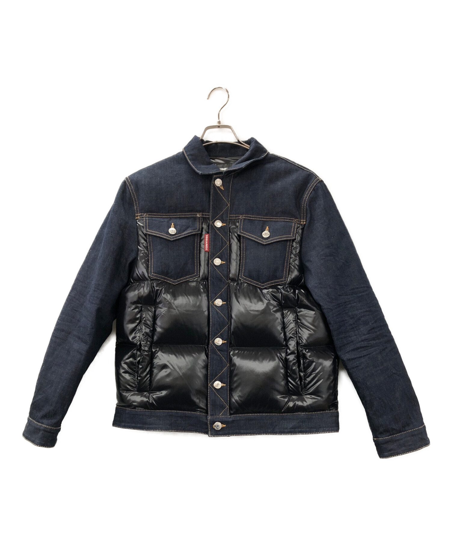 DSQUARED2 (ディースクエアード) ダウンデニムジャケット インディゴ 