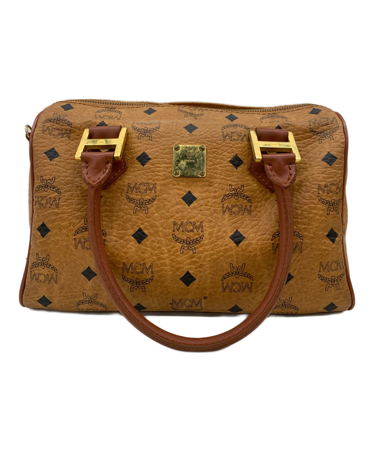 中古・古着通販】MCM (エムシーエム) 2WAYボストンバッグ ブラウン 