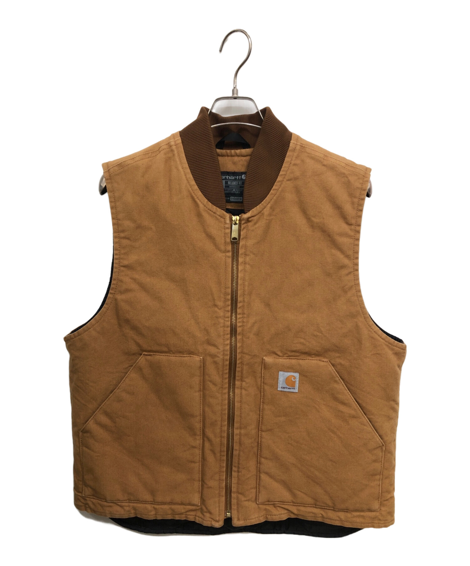 中古・古着通販】CarHartt (カーハート) ダックベスト ブラウン サイズ 