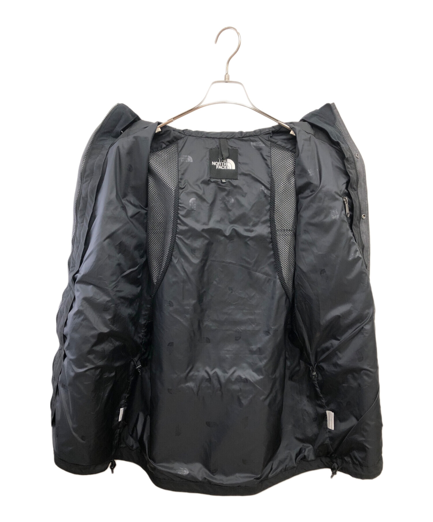 THE NORTH FACE マウンテンライトデニムジャケット 黒/グレー