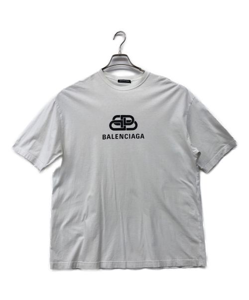 中古・古着通販】BALENCIAGA (バレンシアガ) BBロゴTシャツ ホワイト 