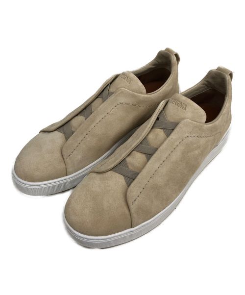 中古・古着通販】ZEGNA (ゼニア) スウェードスニーカー ベージュ 