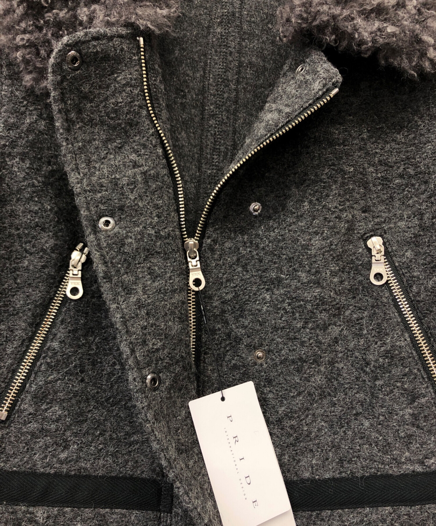 中古・古着通販】PRIDE (プライド) ジャケット グレー サイズ:40 未  