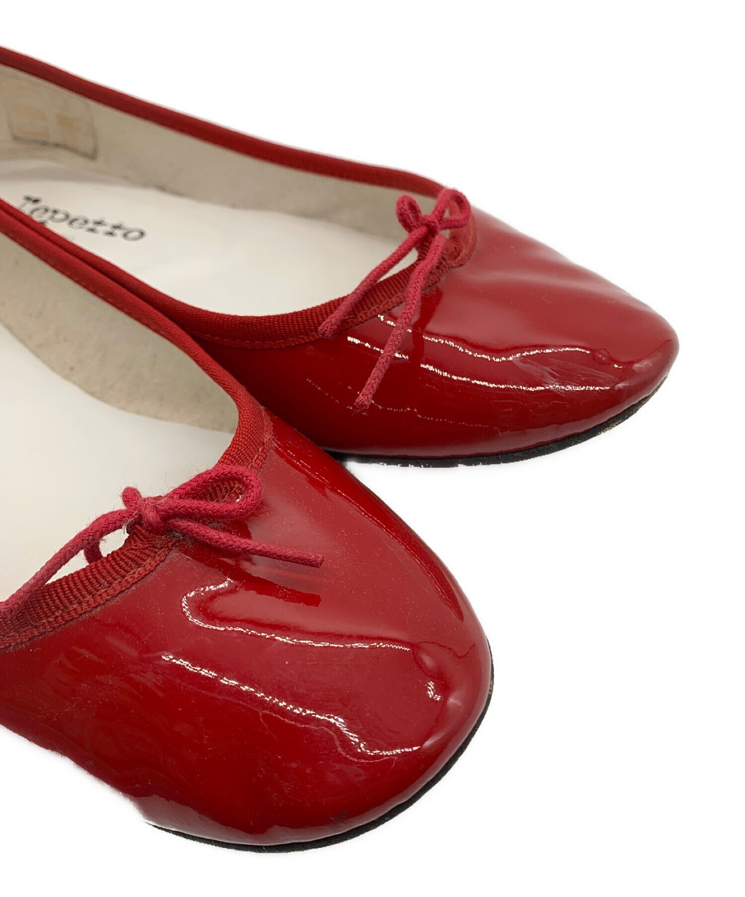 中古・古着通販】repetto (レペット) エナメルパンプス レッド 