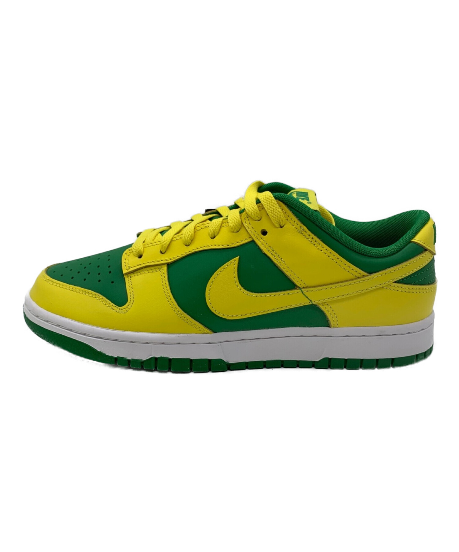 中古・古着通販】NIKE (ナイキ) Dunk Low イエロー×グリーン サイズ:27 