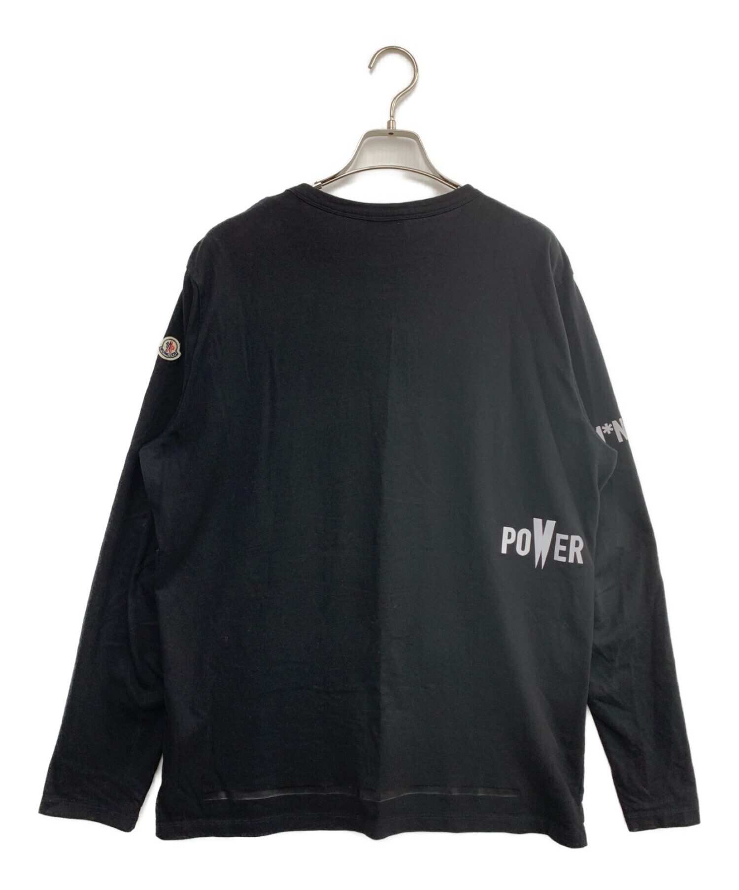 中古・古着通販】MONCLER (モンクレール) 長袖カットソー ブラック 
