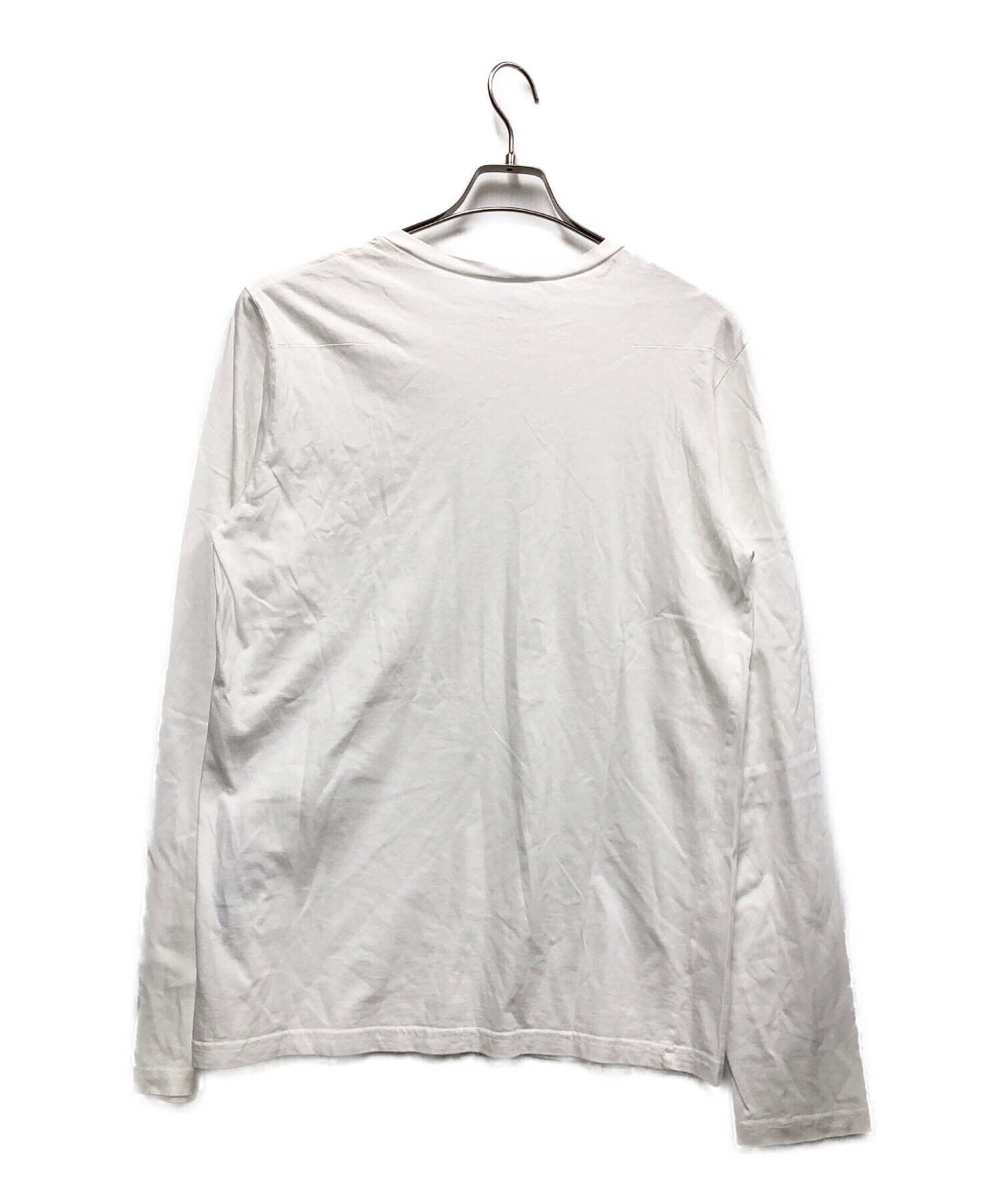 Dior Homme (ディオール オム) ミツバチ刺繍ロングTシャツ ホワイト サイズ:M
