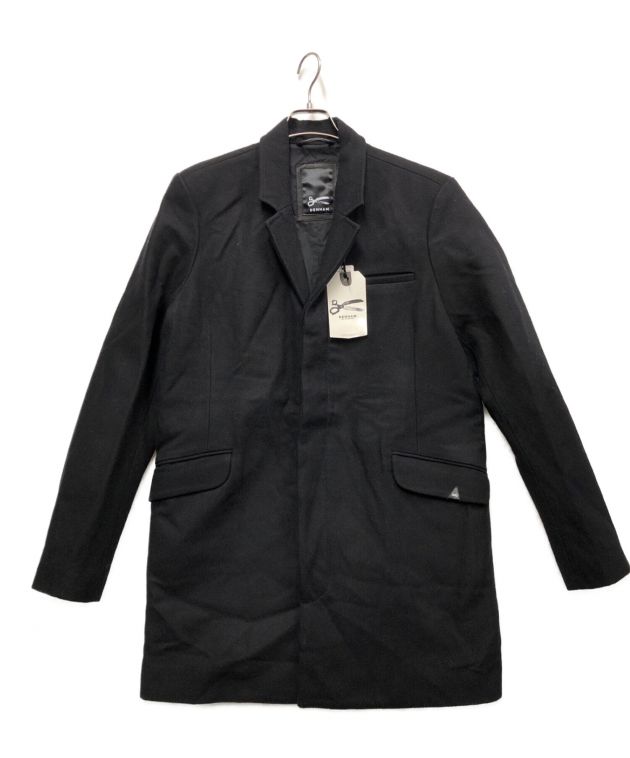 中古・古着通販】Denham (デンハム) チェスターコート ブラック サイズ 