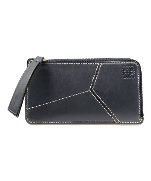 □ □ 43938☆年 ぶ厚 LOEWE ロエベ ナッパアイレ コインケース