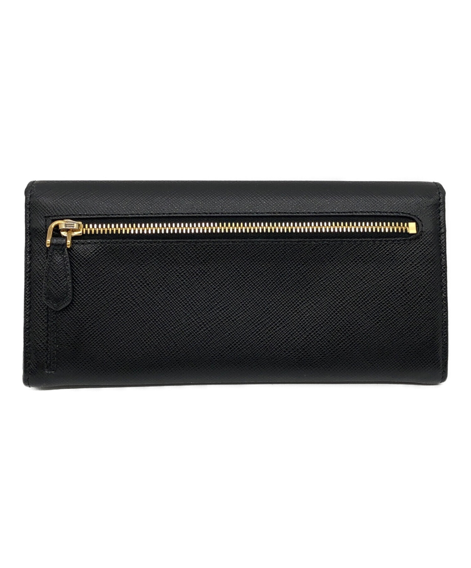 中古・古着通販】PRADA (プラダ) 長財布 ブラック サイズ:不明 