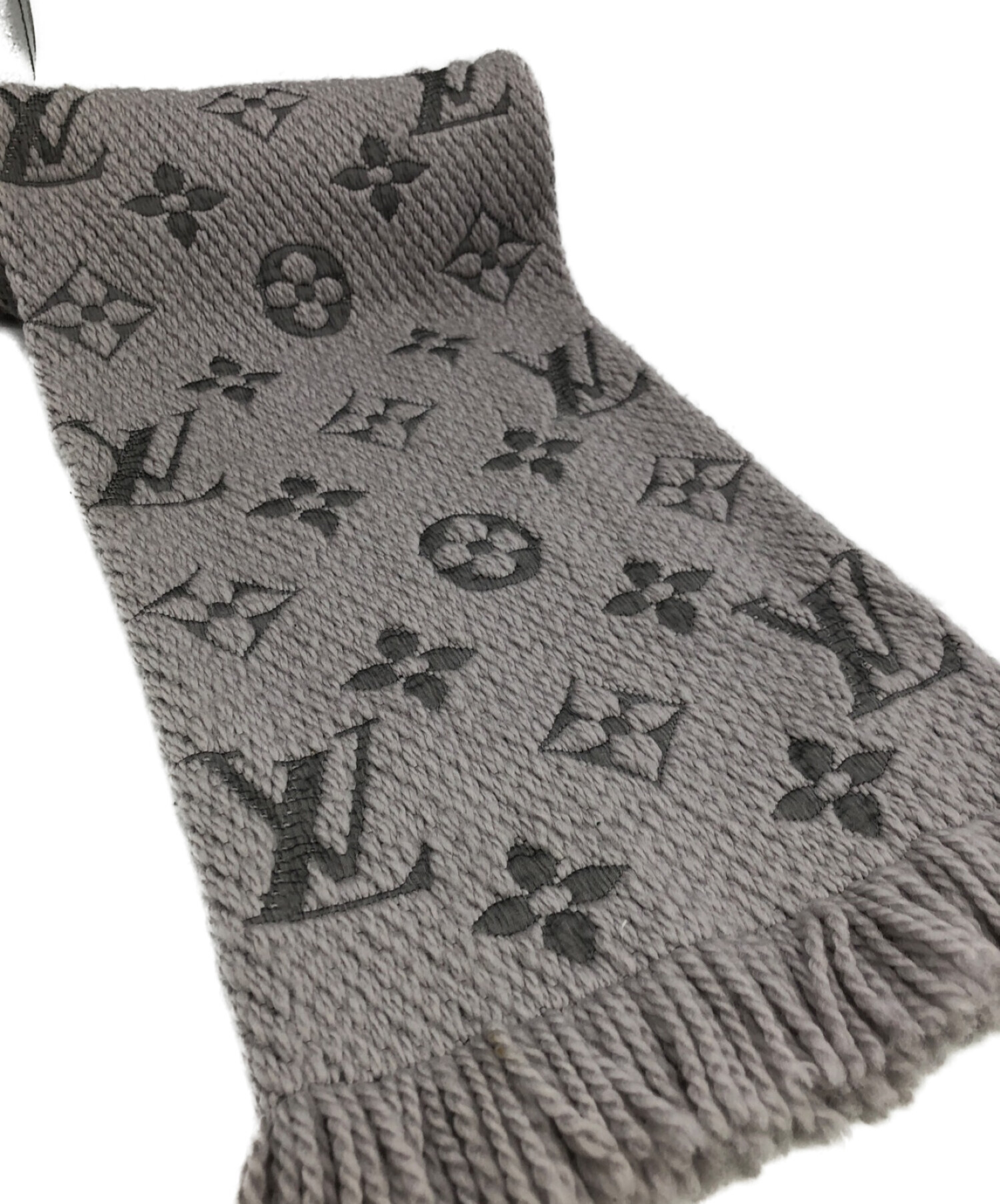中古・古着通販】LOUIS VUITTON (ルイ ヴィトン) マフラー グレー  