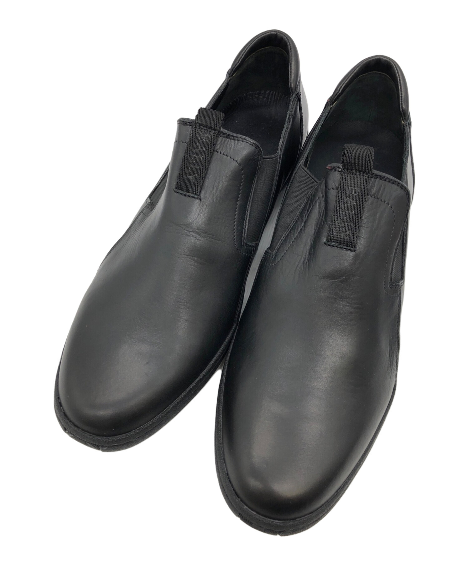 中古・古着通販】BALLY (バリー) レザースリッポン ブラック サイズ:26 