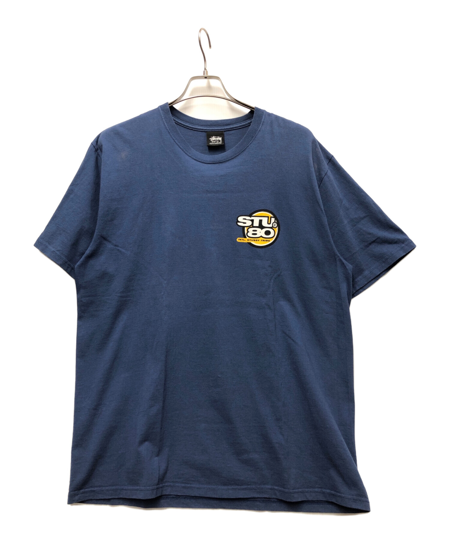 中古・古着通販】stussy (ステューシー) 半袖カットソー ブルー サイズ 