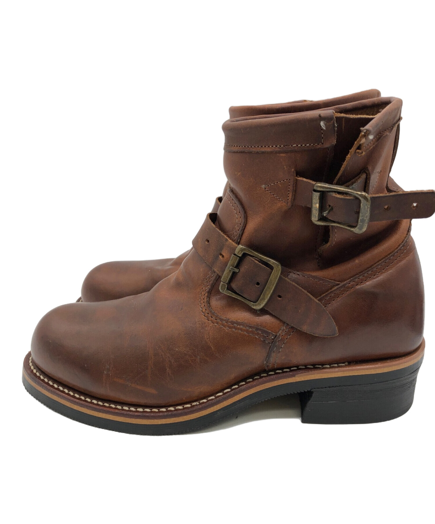 中古・古着通販】CHIPPEWA (チペワ) エンジニアブーツ ブラウン サイズ 