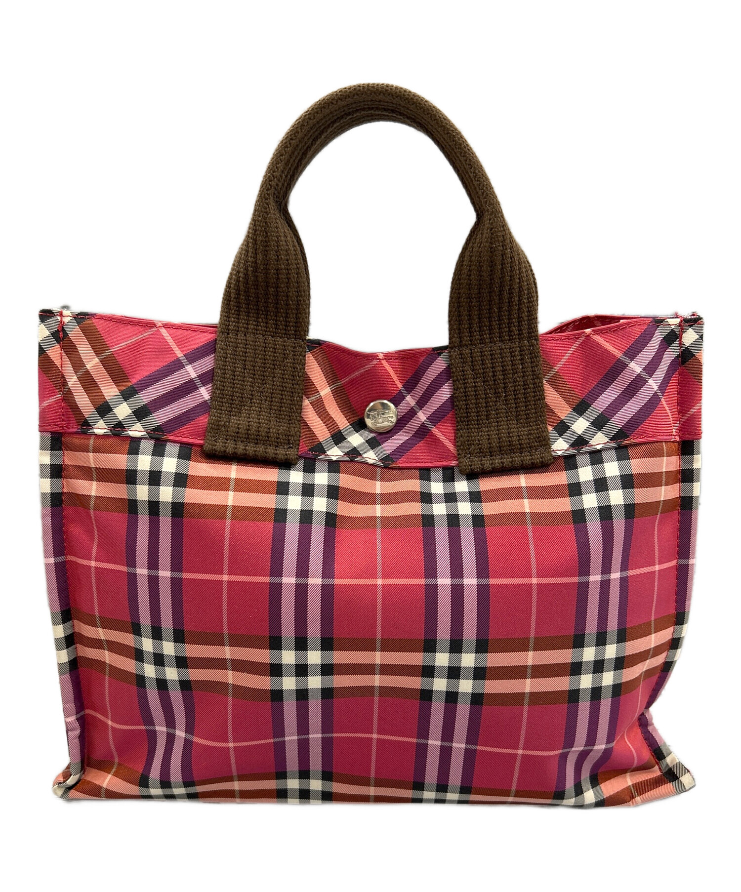 Burberry バーバリー チェック柄 トートバッグ PVC