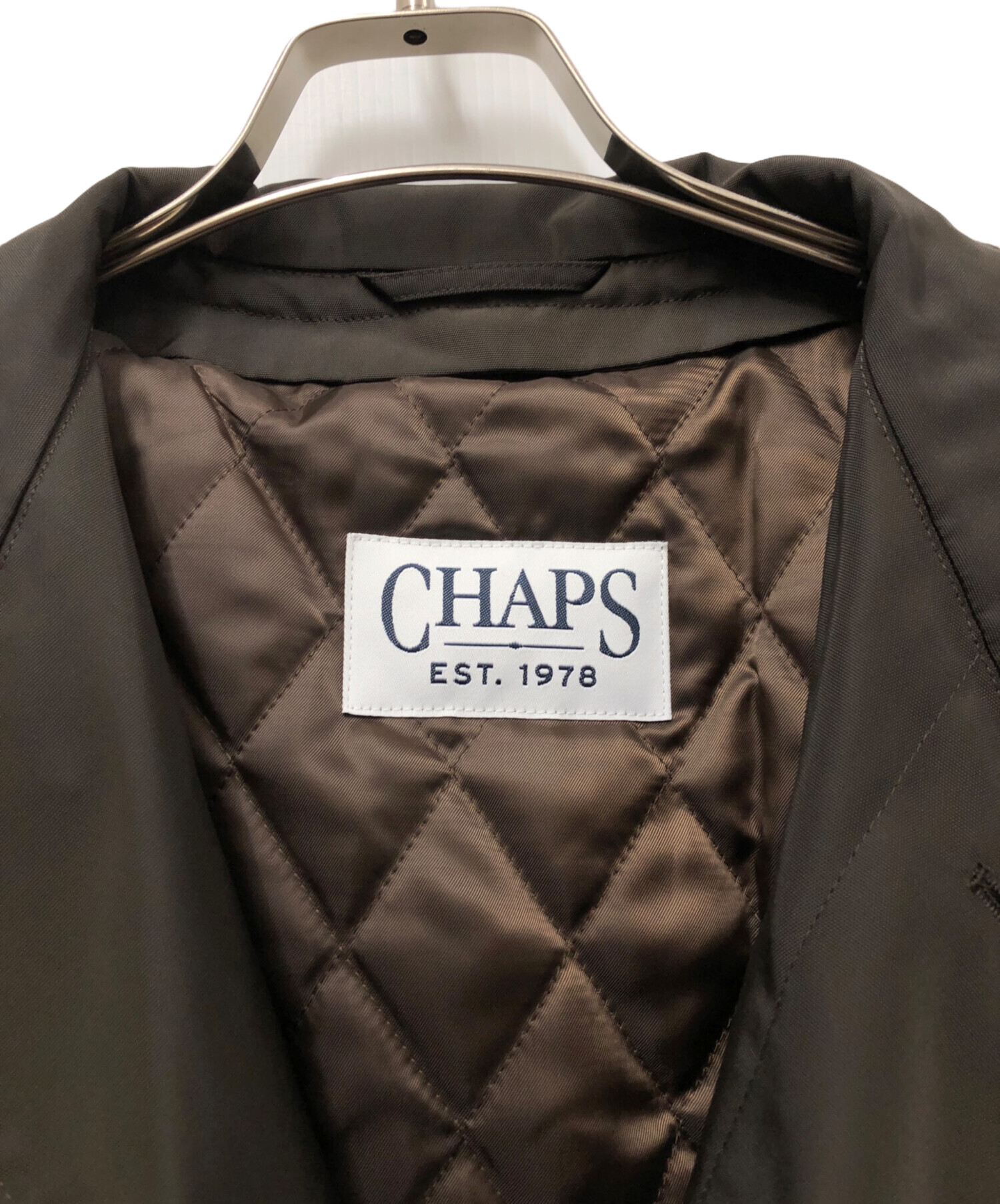 レザー製ダークブラウンチャップス （CHAPS ラルフローレン レザー 