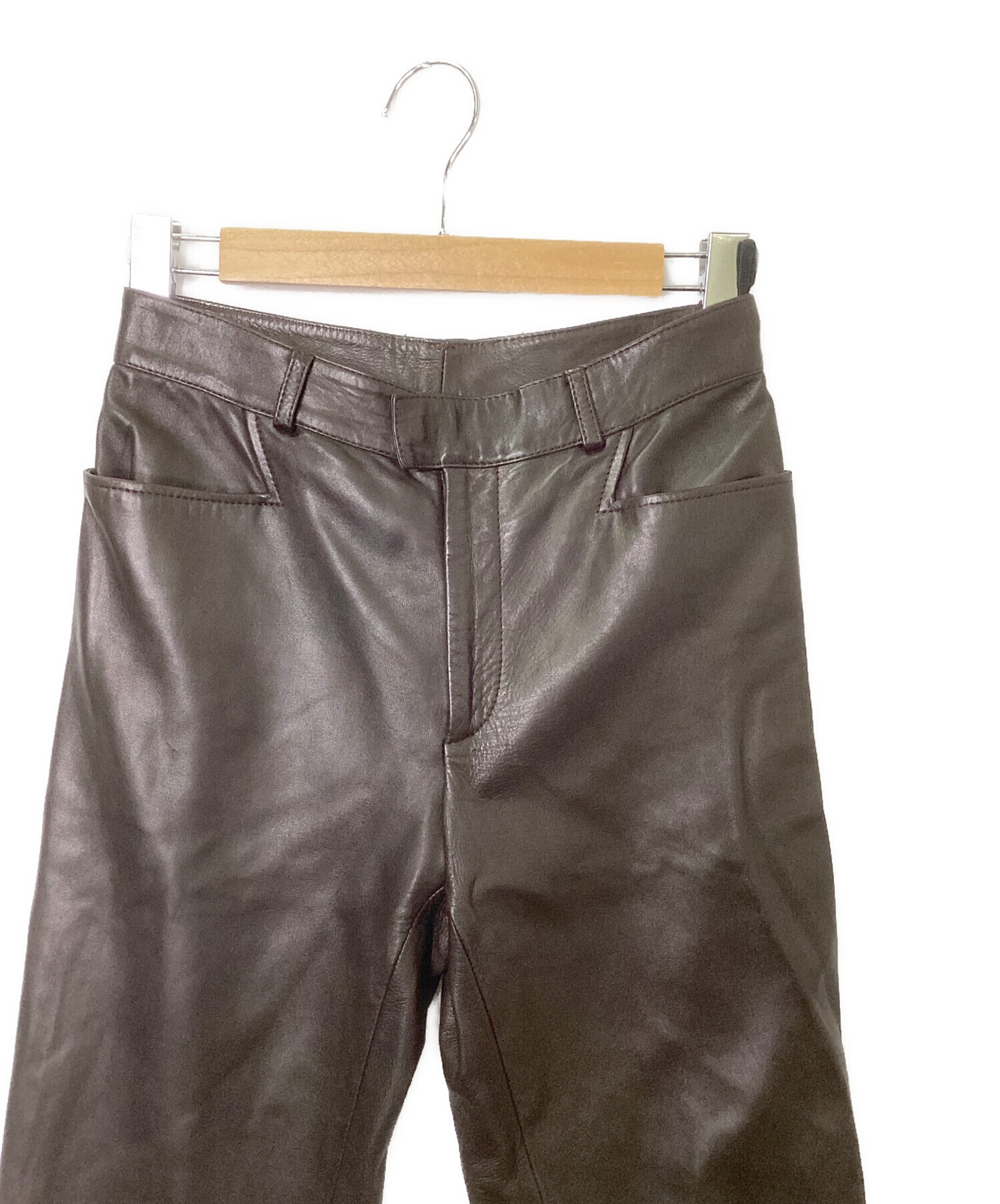 GUCCI レザー パンツ サイズ48 GUCCI グッチ レザーパンツ Size48